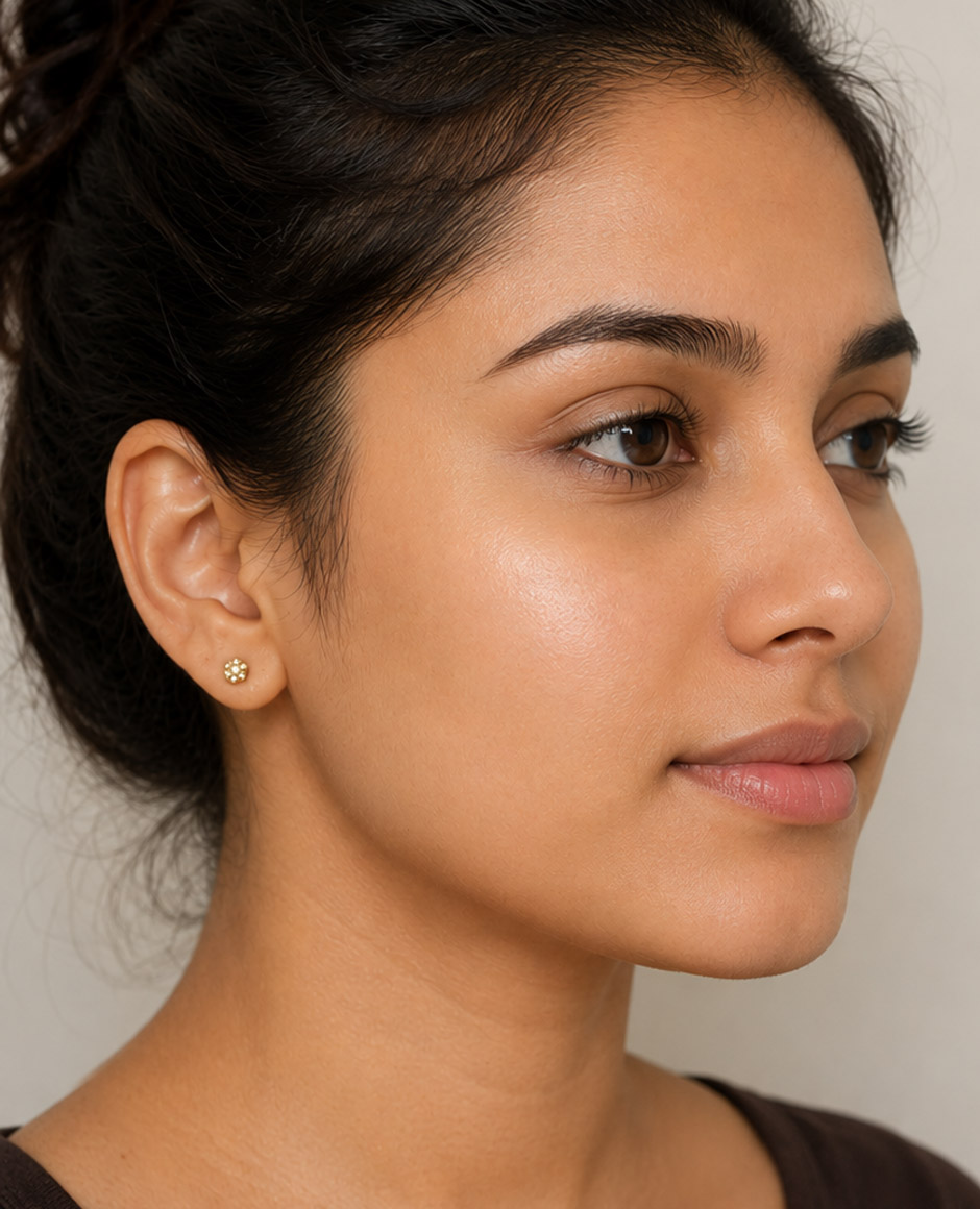 After — clear, radiant skin